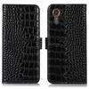 For Samsung Galaxy Xcover7 Wallet Case RFID Blocking Genuine Cow Leather Cover