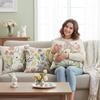 4Pcs Easter Printed Decorations Pillow Case Washable Decorative Cushion Sleeve 18x18in Bed Headboard Pillowcase for Home Decor