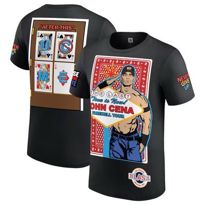 2025 Neu John Cena Gleiche Baumwolle Wrestling Rundhals Locker Kurzarm T-Shirt Kurzarm T-Shirt Vintage Alphabet Muster