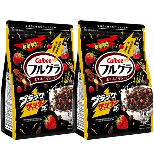 

Calbee Frugra со вкусом Black Thunder 550 г x 2 пакета набор [Оптовая закупка]