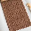 Wooden Rolling Pin - Engraved Christmas Baking Roller (Natural Wood, 1pc)