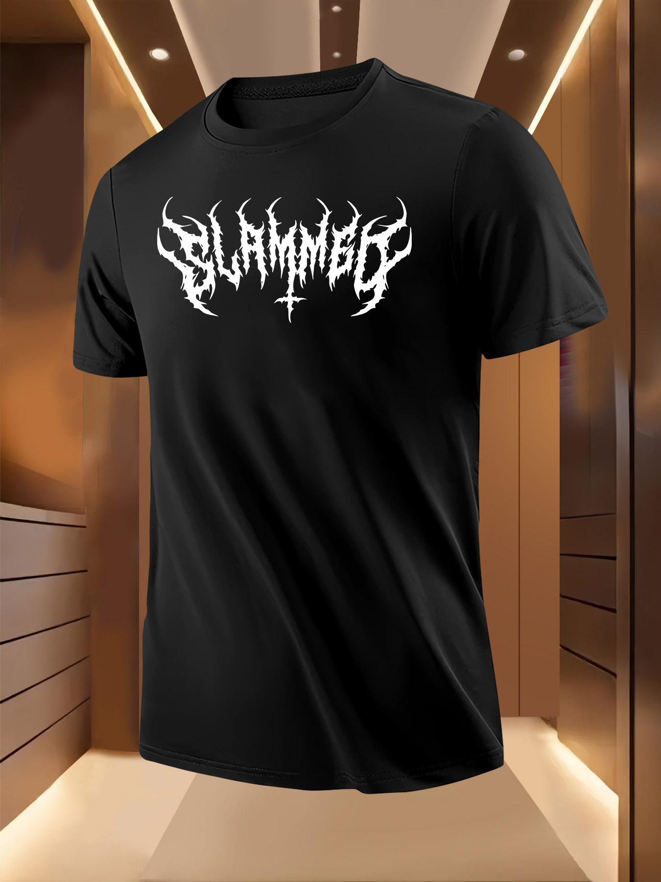 Black Metal SUAMMO Graphic Tshirt - Bold White Print S