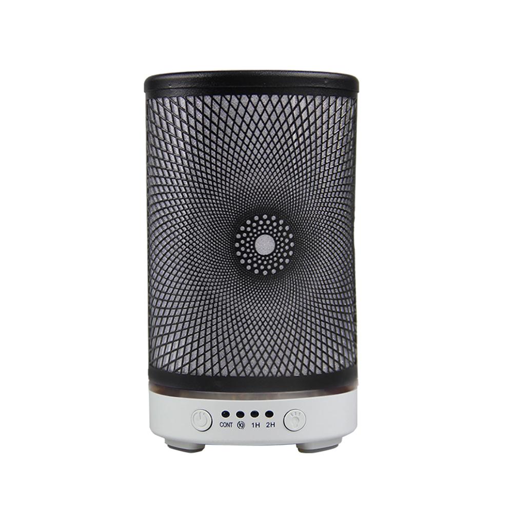 Iron Art Essential Oil Diffuser 100ml Timing Function Ultrasonic Air Humidifier Aroma Diffuser Home Appliance with LED Lights