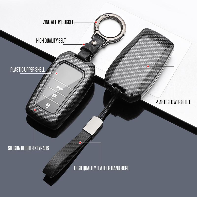 Applicable Toyota RAV4 Key Case, CHR, Venza, Avalon, Lingfang, Granvia, Sienna Car Key Cover Shell