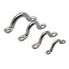 4 Pcs Bimini Boat Top PAD Eye Stainless Steel Pad Eye Straps for Bimini Boat Top