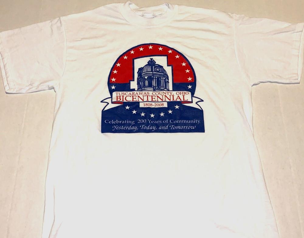 

Rare Vintage 2008 Tuscarawas County Ohio Bicentennia1 200 Years T-Shirt New! MED Unisex T-Shirt XXXL