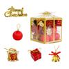 Pack of 26 Christmas Ball Gift Box Ornaments Colorful Christmas Tree Hangings Pendant for Home Party Decor