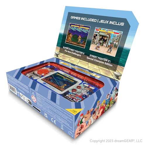 My Arcade Street Fighter II Pocket Player Portable Game System with 2 Games and a 2.75-inch Color Screen