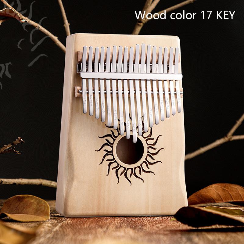 

21 Key Maple Kalimba Small 17 Key Thumb Piano Portable Finger Piano For Beginner Mbira Musical Instrument Gift For Kids Adults