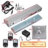 DC 12V AC100-240V 280KG 600LB System Electric Magnetic Door Lock Access & 3 Remote
