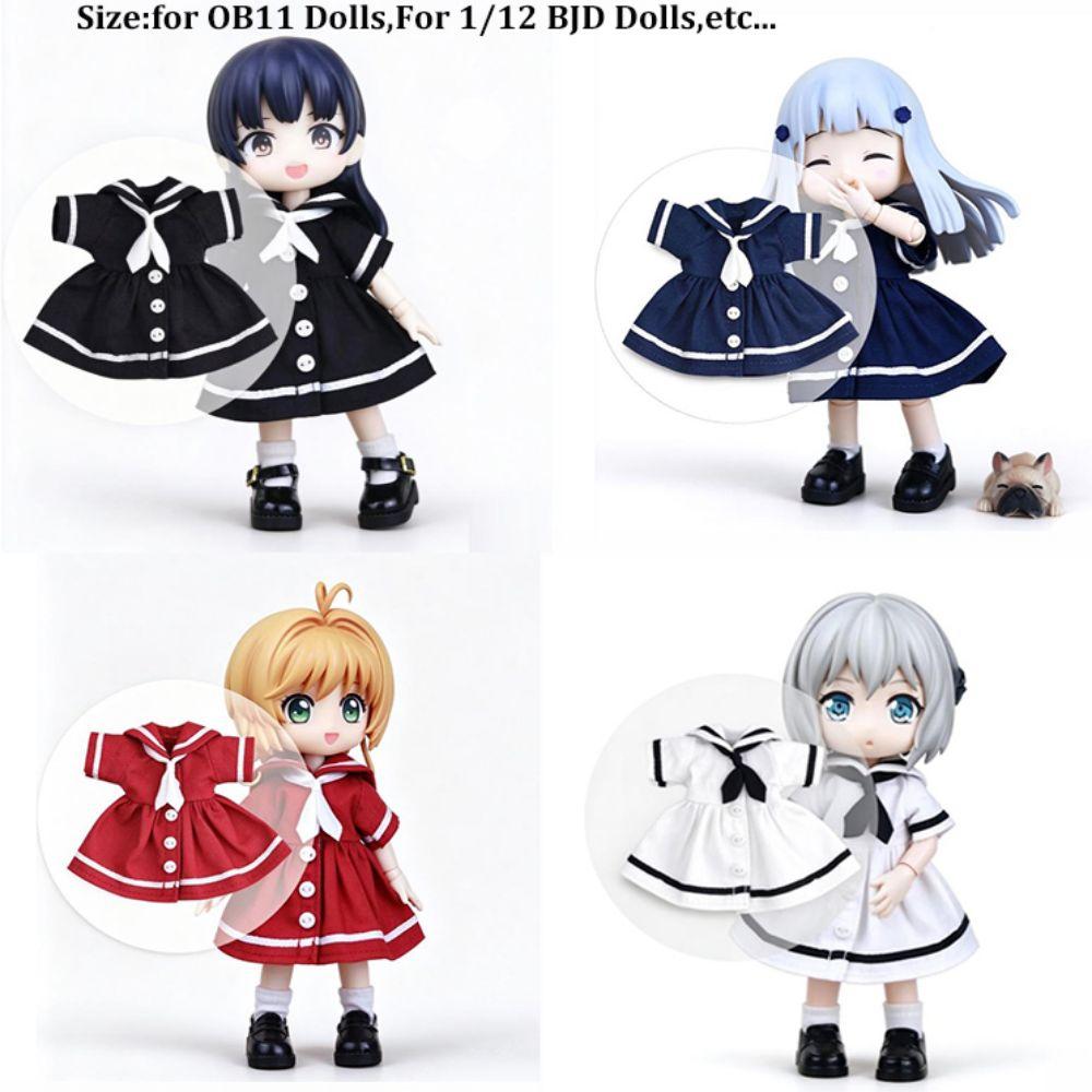 Multicolors JK Pleated Skirt Clothes Cute JK Uniform for OB11 Doll/For 1/12 BJD Doll