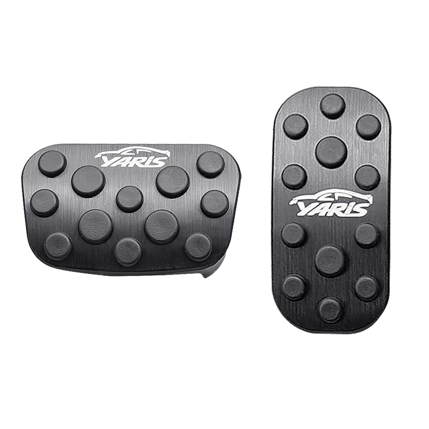 

MEKOMEKO Toyota New Yaris Yaris Cross 10 Series Эксклюзивная накладка на педаль Накладка на педаль тормоза и газа Безопасное вождение Инструкция по установке в комплекте Подходит чёрный