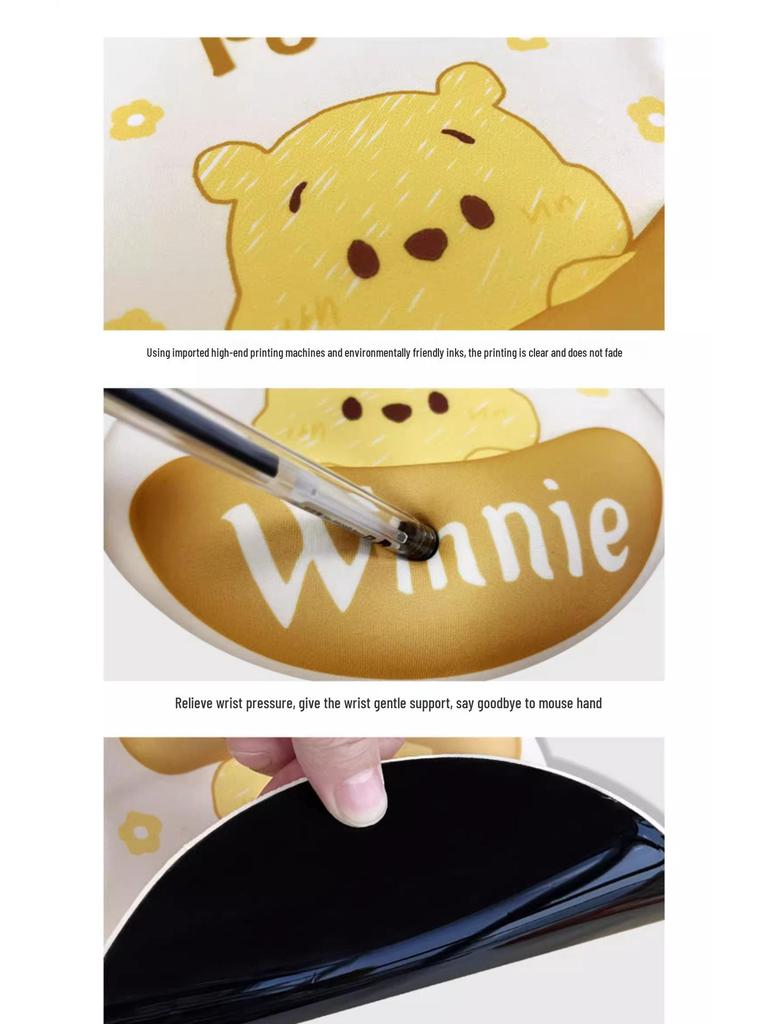 Creative Non-Slip Wrist Rest Mouse Pad for Women - Smooth Office Desktop Wrist Support