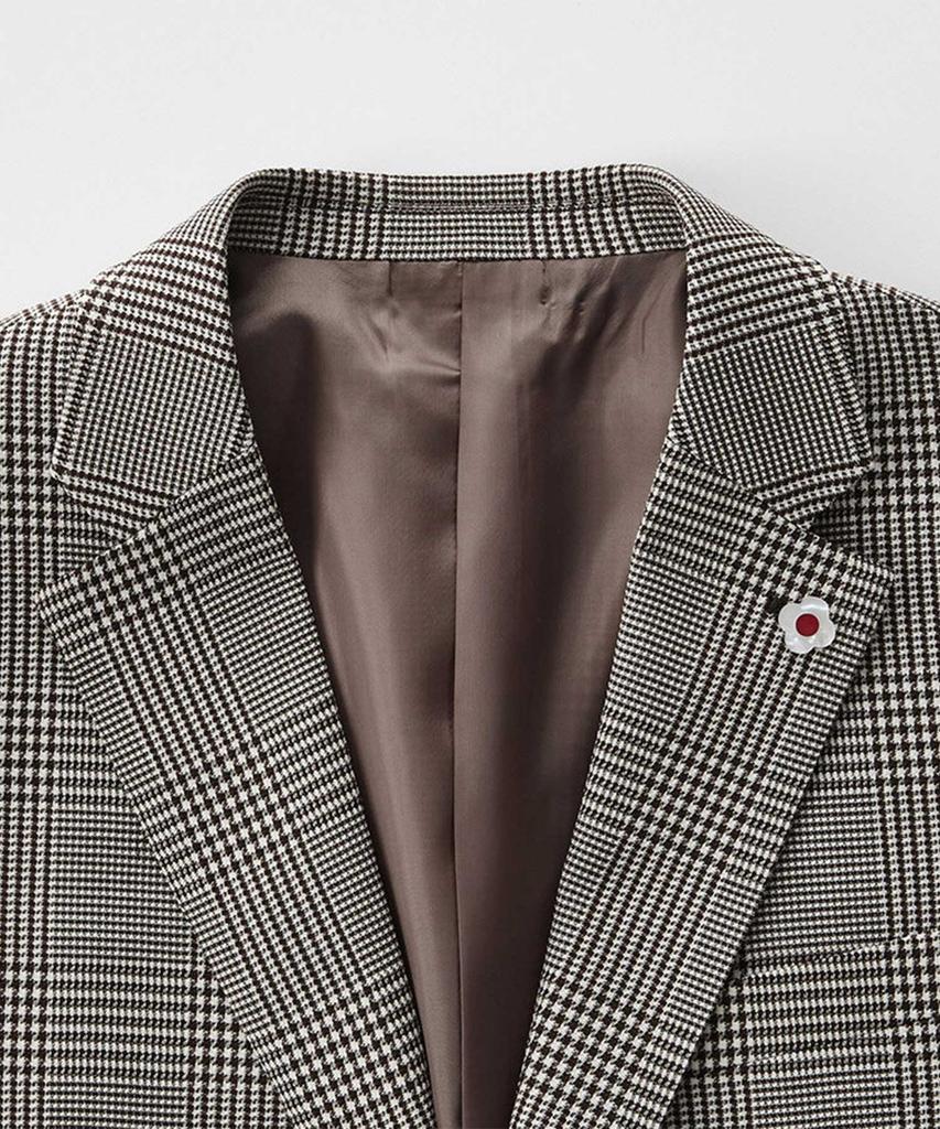 STCO [Black Label] Paulo Glen Check Jacket_Brown (Relaxed Fit)_Sjauc91Nch