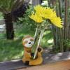 Adorable Sloth Resin Ornament for Coffee Shop, Office, or Garden Decor