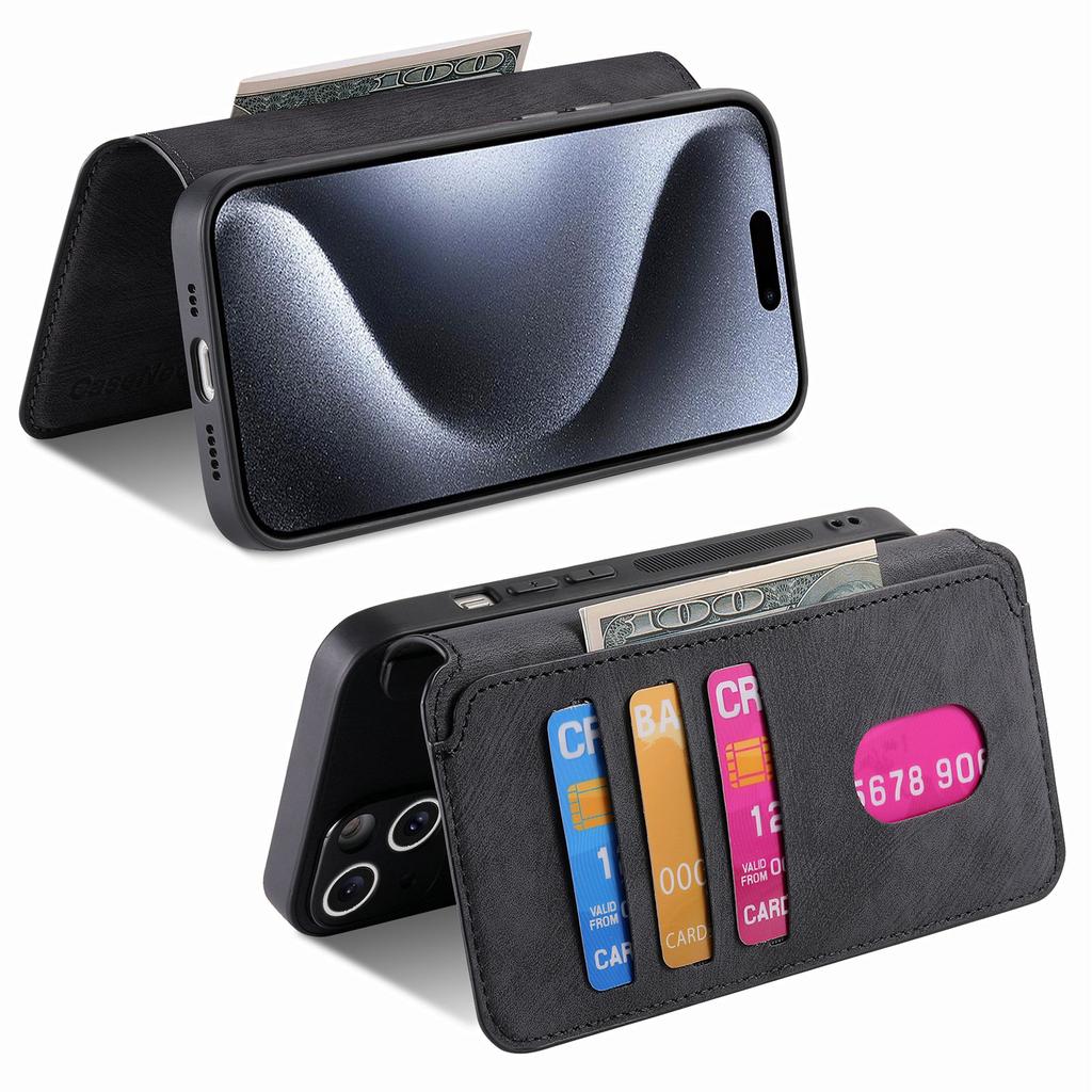 For iPhone 12 Pro Max 6.7 inch Magnetic Case CASENEO Detachable Leather Phone Wallet Cover