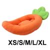Pet Bed with Detachable Cushion Soft Handle Beautiful Carrot Cartoon Bed Dog Sofa Detachable Cushion Nest