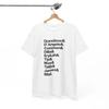 The Soulquarians Names Unisex T Shirt White Typography Premium Minimal