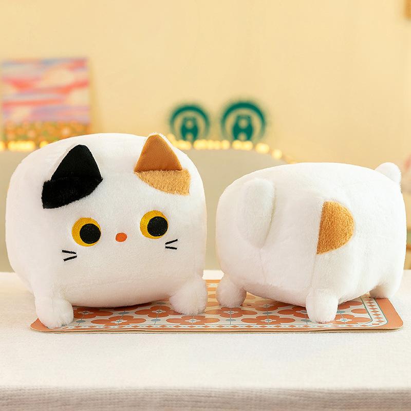 Popular Square Cat Gives Friend Birthday Gift Shopping Mall Scratching Machine Doll