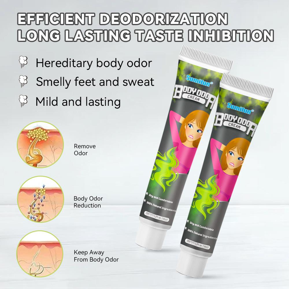 Deodorant Cream Effective Deodorization and Lasting Inhibition of Taste Antiperspirant