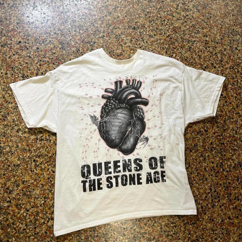 Винтажная футболка группы Queens of the Stone Age Унисекс Концертная S-5XL SG182 Унисекс Футболка XXXXL