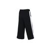 Puma Breathable Loose Wide-Leg Cropped Pants Retro Sports Long Pants Women pants Black 579210-01