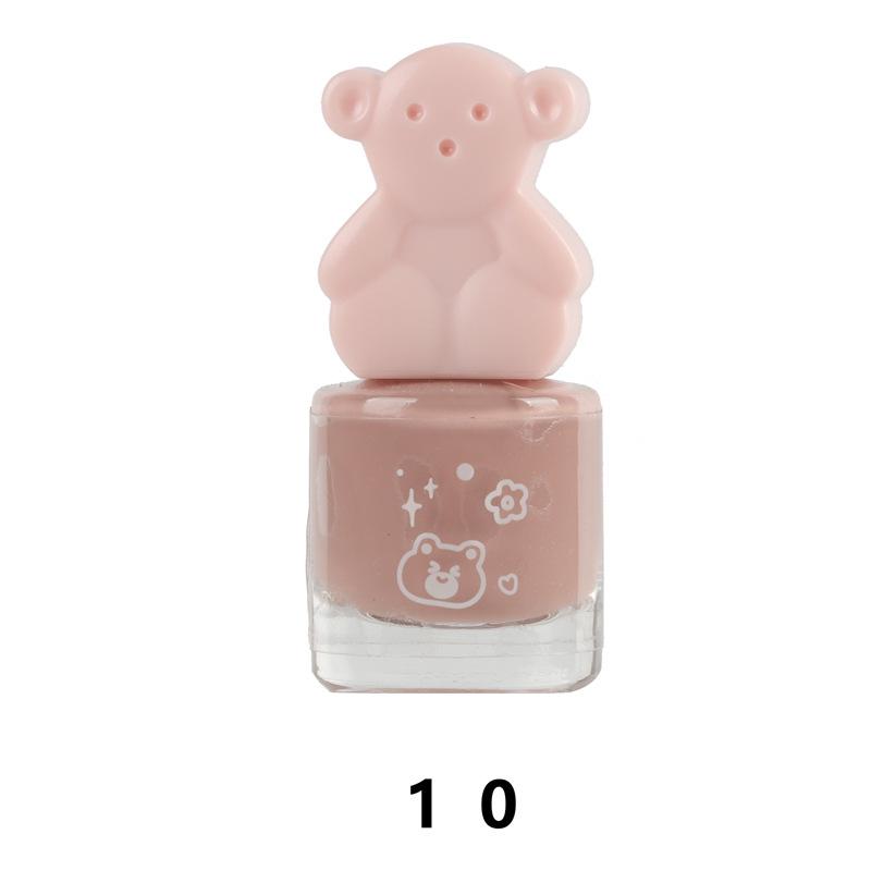 Water-based Cute No-bake Long-lasting Non-peelable Quick-drying Nude Color Odor-free Nail Polish