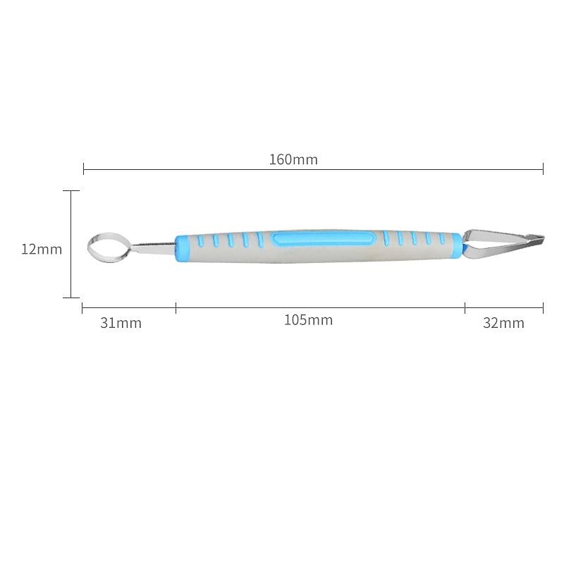 

Керамика Текстурный инструмент Нож для резьбы по дереву Ручная работа DIY Пластиковая ручка Двойная головка Кольцо Нож для резьбы по глине Инструмент для тонкой резьбы