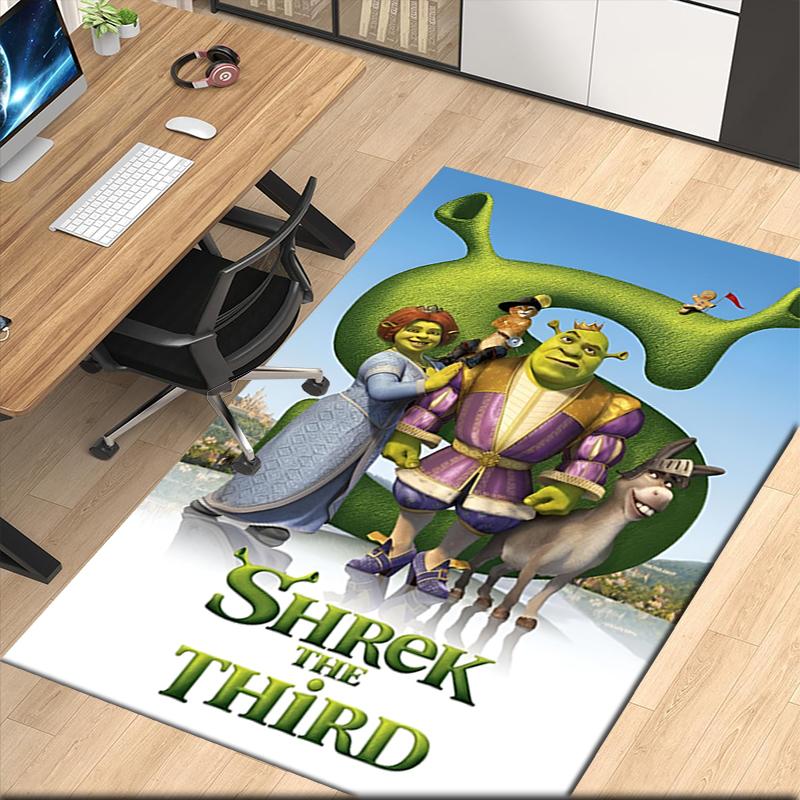 Shrek Bedruckter Teppich für Bürostuhl Wohnzimmer Schlafzimmer Küchenraum Dekoration Geschenke
