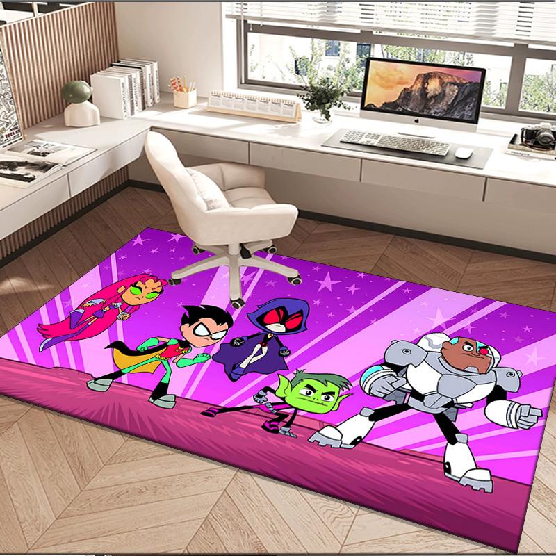 Titans Go! Area Rug Suitable for Indoor And Outdoor,Carpets for Playroom, Homes, Offices, Living Rooms,Home Decor,Christmas Fan Gift