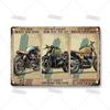 Crosscountry Motorcycle Tin Sign Vintage Metal Wall Decor Garage Home Bar Metal Plaque