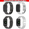 Kovový 3-článkový náhradný remienok pre Garmin Cirqa Fitness Tracker