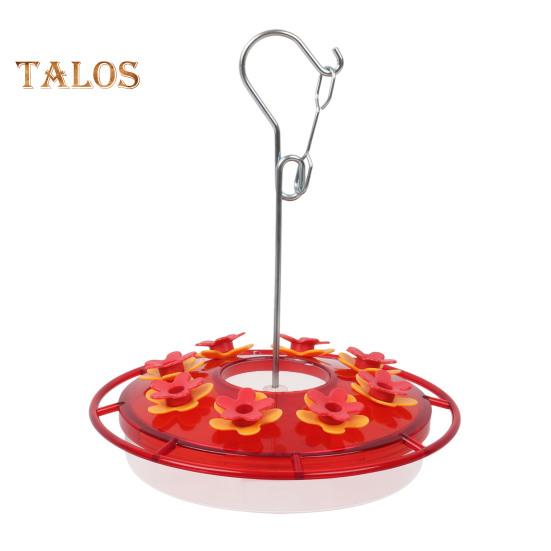 Mangiatoia per Colibrì da 450 ml con Posatoio e Fori di Alimentazione da Appendere All'aperto Mangiatoia per Uccelli Selvatici per Decorazione Giardino Cortile