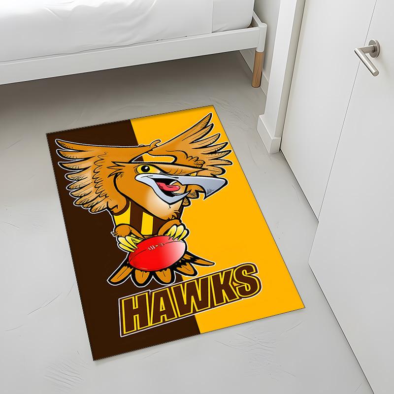 Hawthorn Hawks (1) Teppich Geeignet Für Wohnzimmer Schlafzimmer Computerräume Essbereiche Und Platzierung Unter Tischen Und Stühlen Auch Eine Ideale Wahl Für