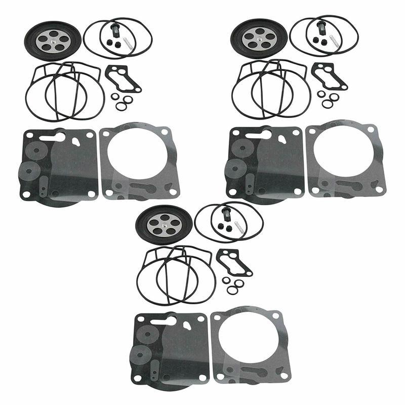Carburetor Rebuild Kits Fits For 1999-2005 Yamaha XL XLT GP 1200 Waverunner Carb SBNI (3 KITS)