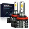 AUXITO H8 H11 H16 LED Fog Light DRL Driving Bulb 4000LM Yellow Super Bright L3 A