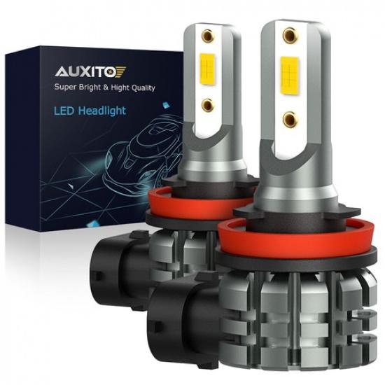 AUXITO H8 H11 H16 LED Fog Light DRL Driving Bulb 4000LM Yellow Super Bright L3 A