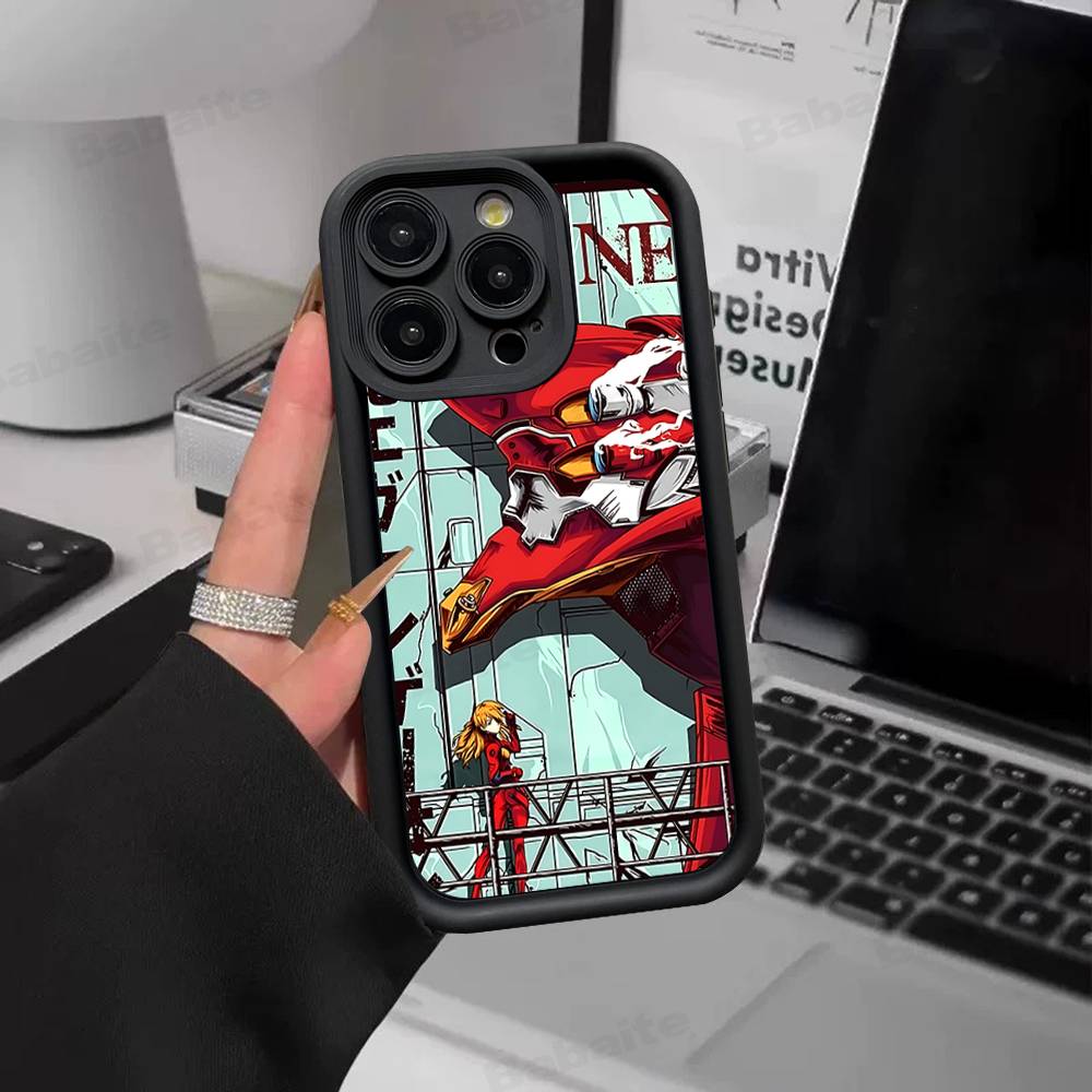 Anime Classic E-evangelion Phone Case For IPhone 17 16 15 14 13 12 11 Pro Max Mini Plus Soft TPU Back Cover