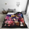 Rumi Kpop Demon Hunters Soft Blanket  Camping Plush Bedding Throws Aesthetic Couch Chair Flannel Bedspread Sofa Bed Cover