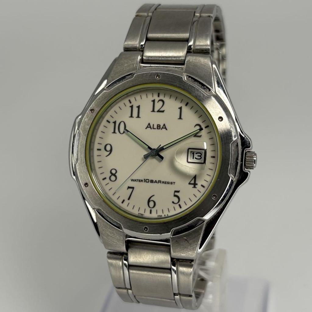 [USED] SEIKO Alba Quartz Watch with Battery Replaced and Genuine Bracelet