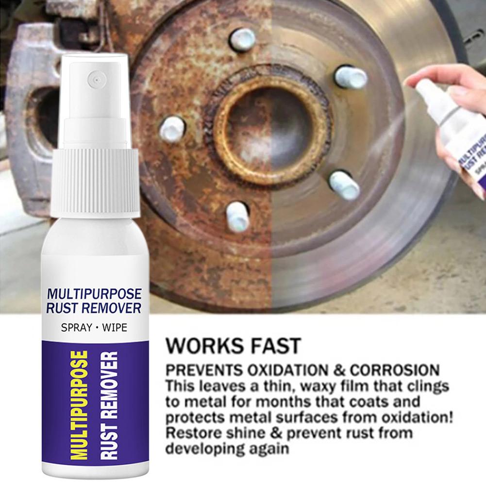 Ready-to-Use Rust Remover Spray for Metal Surfaces Such As Tools and Car Components To Clear Oxidation Quickly