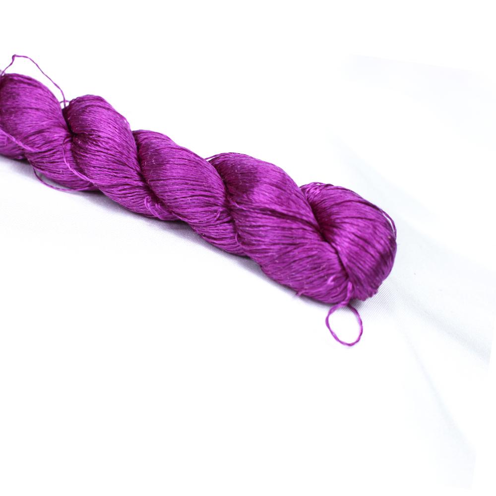 1pcs 100% Silk Thread  Hand Embroidery Embroider Cross Stitch 400m Silk Embroidery Thread Rose Purple /9 Pure Colors