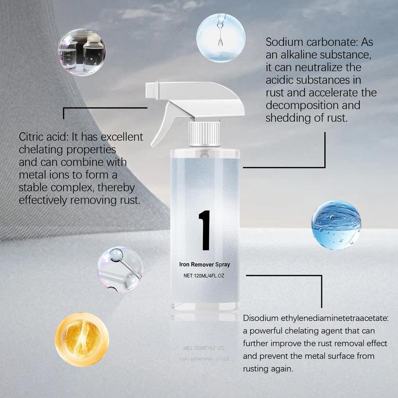Spray de îndepărtare a ruginii pentru mașină, de înaltă eficiență, pentru îndepărtarea ruginii din fontă, pentru curățarea ruginii pentru metal, de lungă durată, pentru îndepărtarea petelor de rugină.