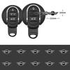 For Car Styling Car Metal Emblem Stickers Car Remote Key Logo For BMW Mini Cooper One Countryman R50 R53 R56 R60 F55 F56 F57
