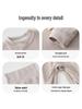 Newborn High-Waist Belly Protection Cotton Two-Piece Set for Boys and Girls - Autumn Home Wear Top and Bottoms