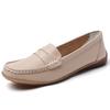 New Spring and Autumn Low-heeled, Comfortable and Fashionable 100% Genuine Leather Shoes for Casual Work Women