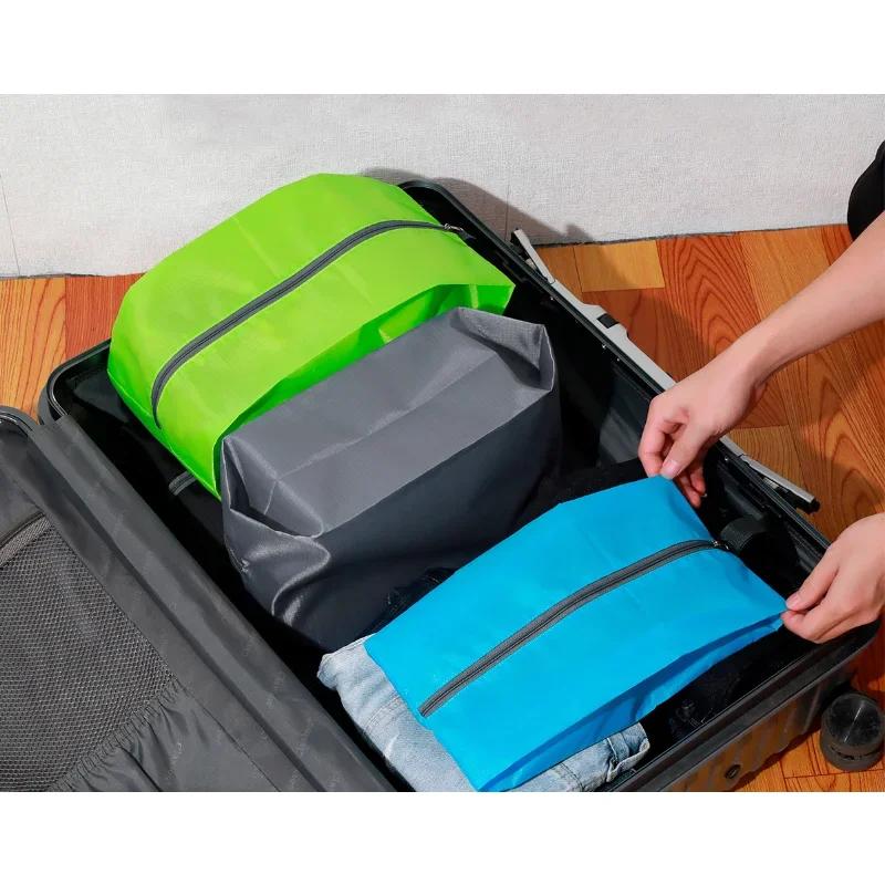 Shoe Storage Organizer Bags Shoes Storage Bag Travel Portable Nylon Shoe Bag with Sturdy Zipper Pouch Case Waterproof Shoe Bags