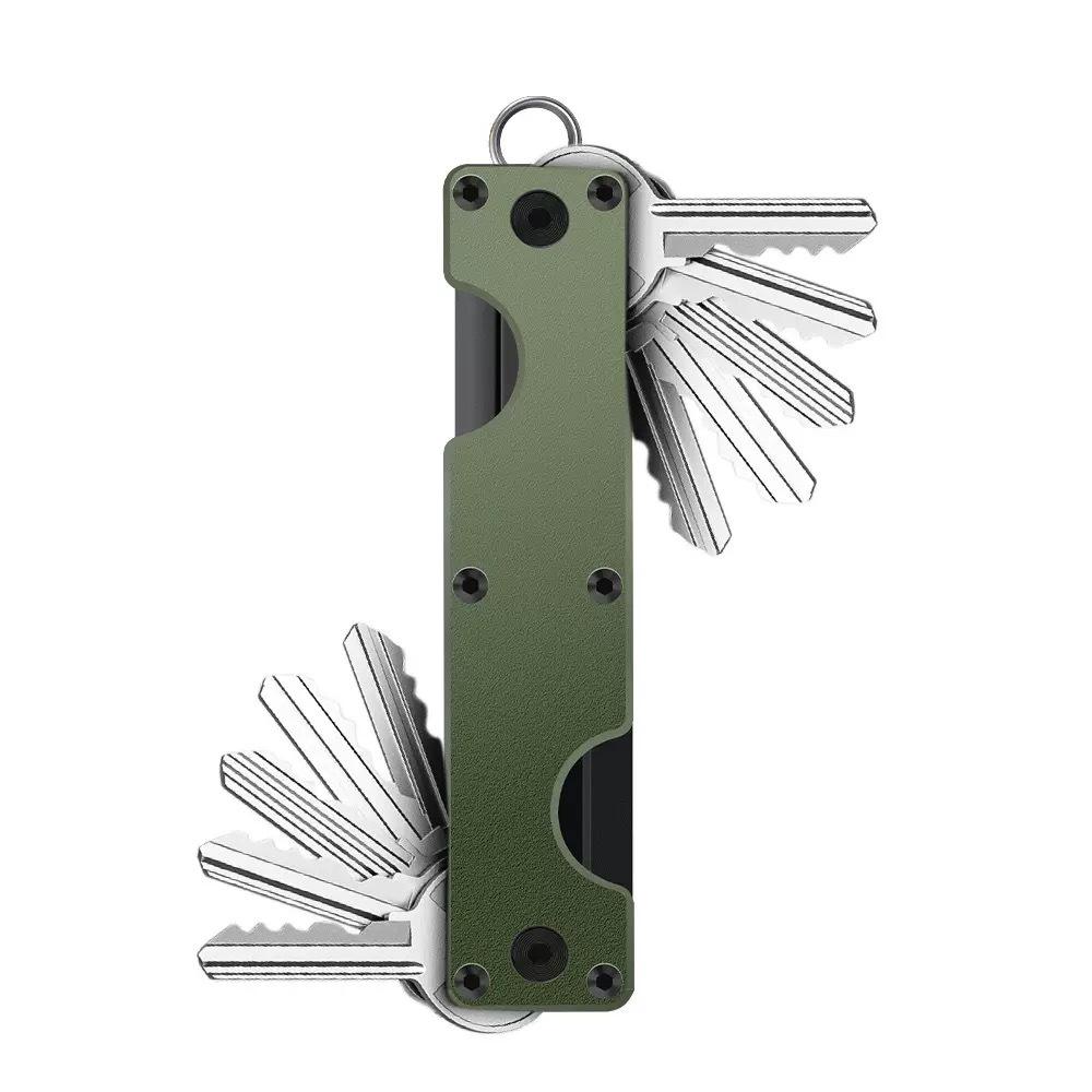 Organizator Breloc din Aliaj de Aluminiu cu Cap Dublu pentru 2-6 Chei