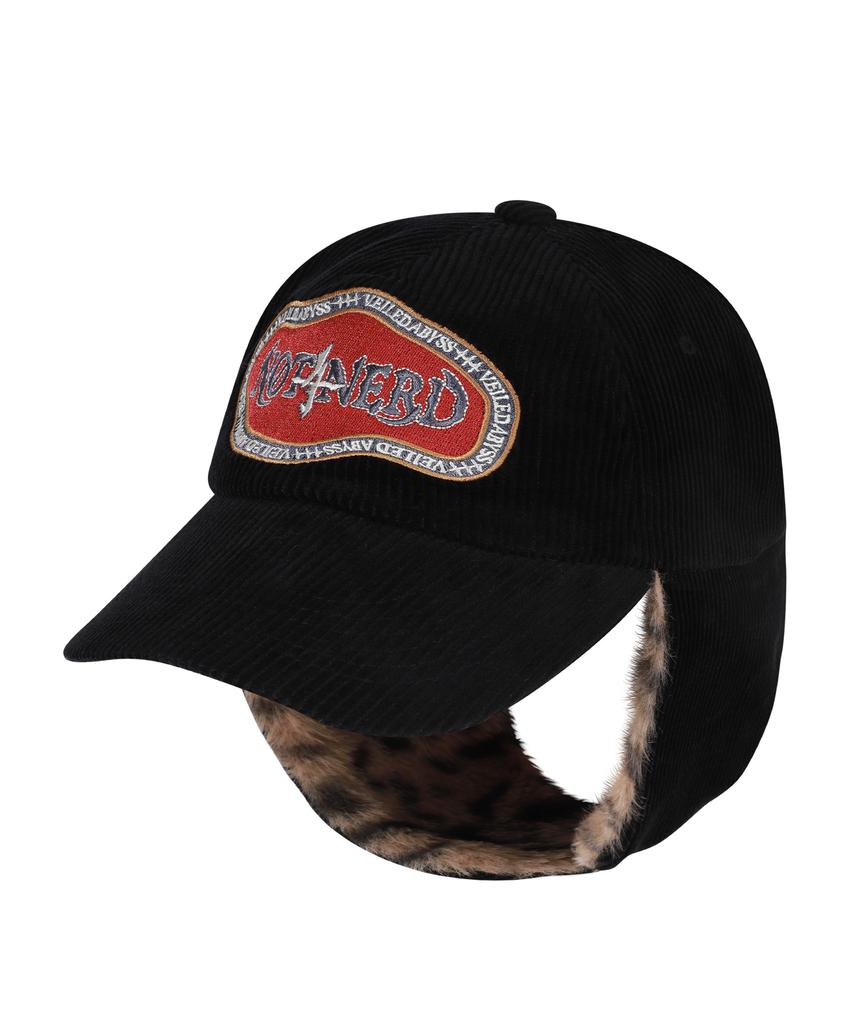 NOT4NERD Abyss Crest Ear Flap Cap - Black