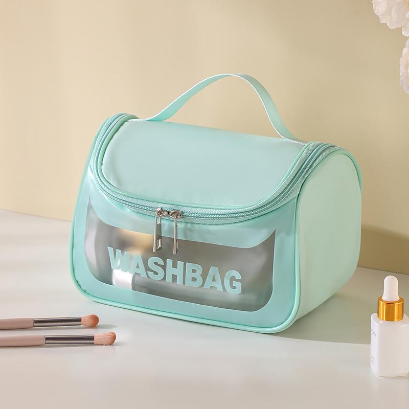 

Многофункциональная косметичка для женщин, сумка для мытья, домашняя дорожная сумка для хранения, чехол зелёный